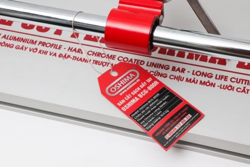 Bàn cắt gạch đẩy tay OSHIMA BCG-800R Bạc - Hình ảnh 6 OSHIMA