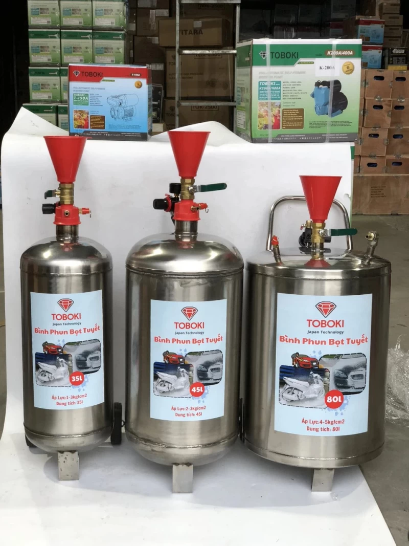 Bình Phun Bọt Tuyết 85L Toboki BB-80L - Hình ảnh 4 TOBOKI