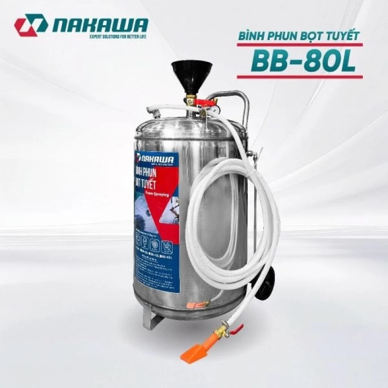 Bình phun bọt tuyết NAKAWA BB-80L - Hình ảnh 6 NAKAWA