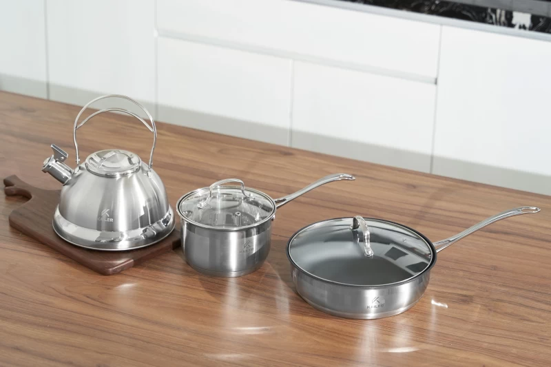 Bộ Nồi Inox 6 Món Kailer KL-6666 - Hình ảnh 6 KAILER
