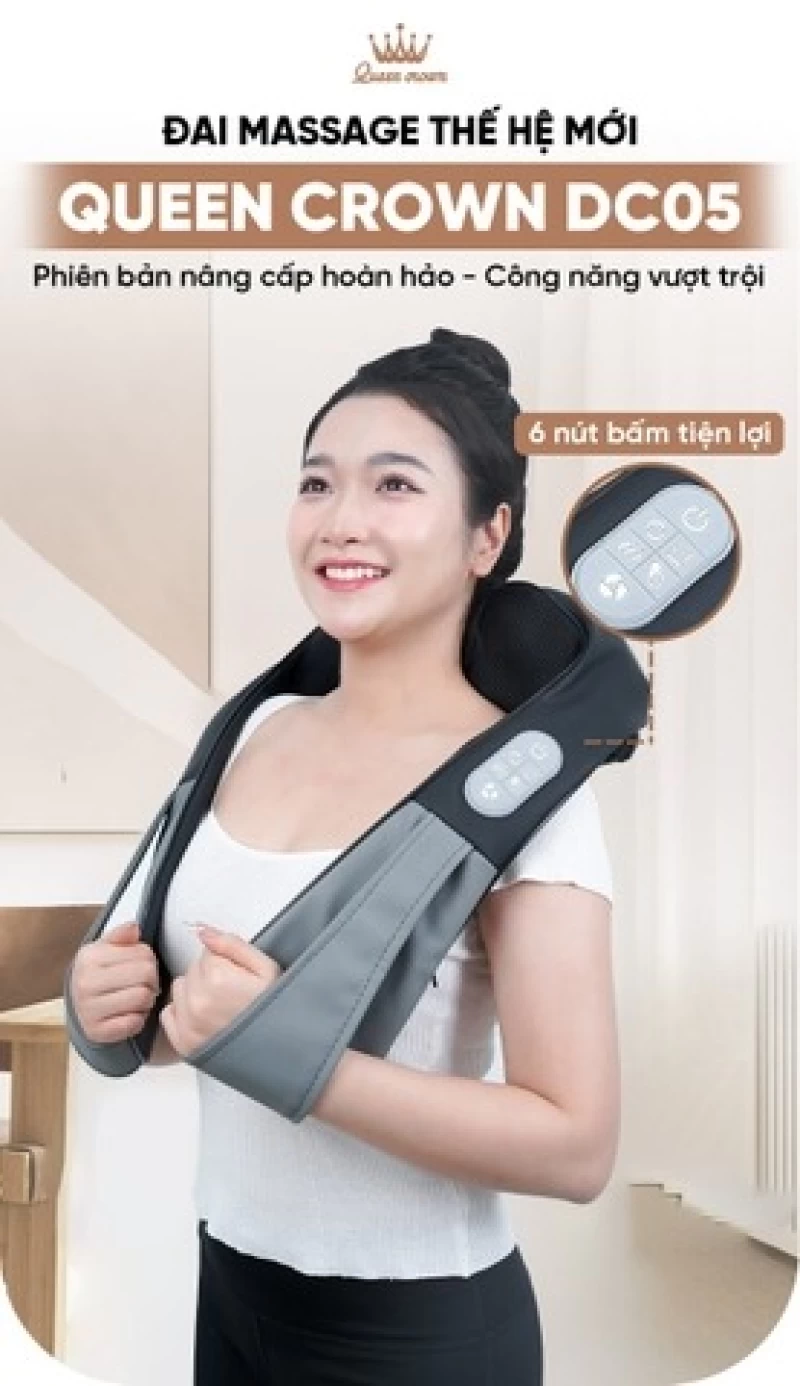 Đai massage Queen Crown QC DC05 - Hình ảnh 8 QUEEN CROWN