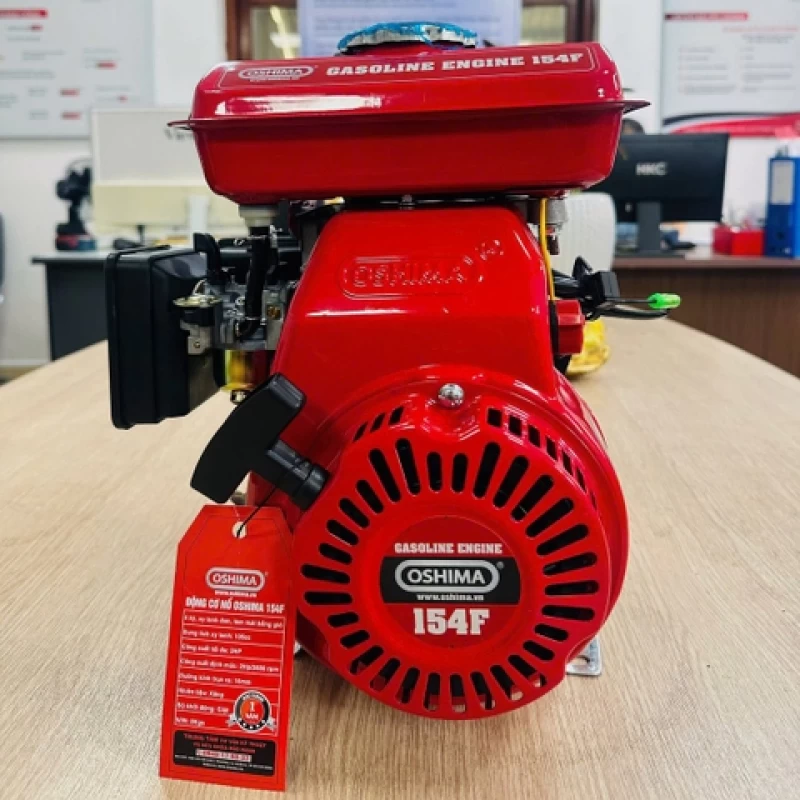 Động cơ nổ OSHIMA 154F 3.0HP Đỏ-đen - Hình ảnh 1 OSHIMA