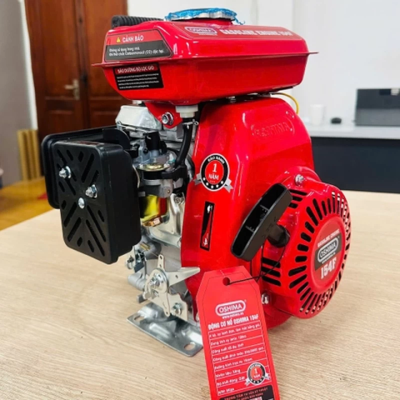 Động cơ nổ OSHIMA 154F 3.0HP Đỏ-đen - Hình ảnh 7 OSHIMA
