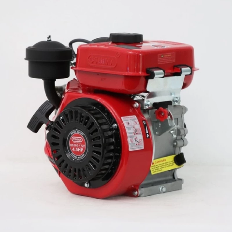 Động cơ nổ OSHIMA New OS160-172F 4.5HP Đỏ (Dầu) - Hình ảnh 3 OSHIMA