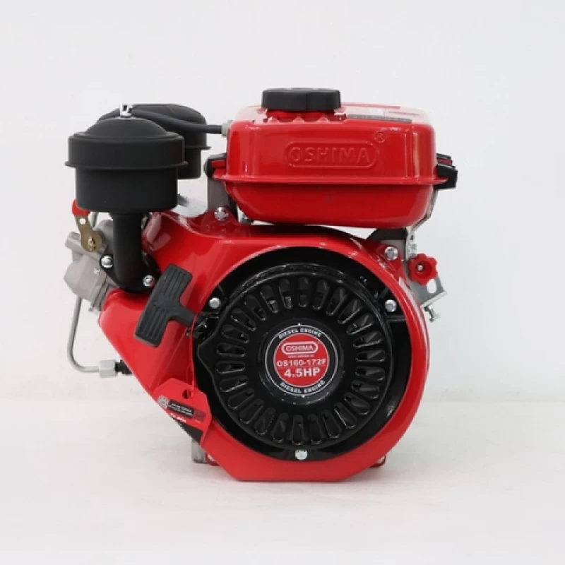 Động cơ nổ OSHIMA New OS160-172F 4.5HP Đỏ (Dầu) - Hình ảnh 2 OSHIMA