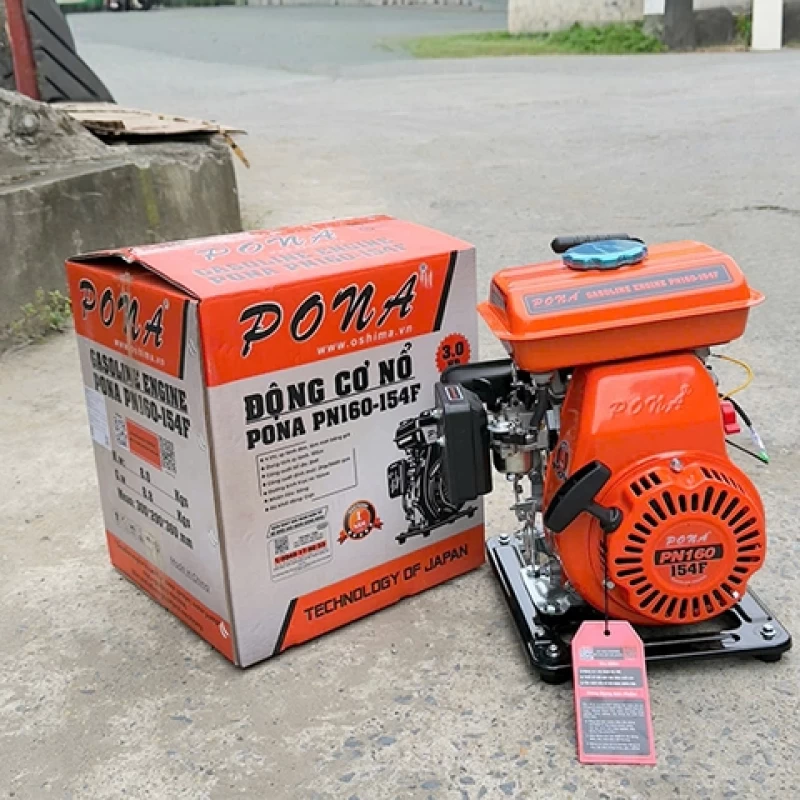 Động cơ nổ PONA PN160-154F Cam 4 thì - Hình ảnh 1 PONA