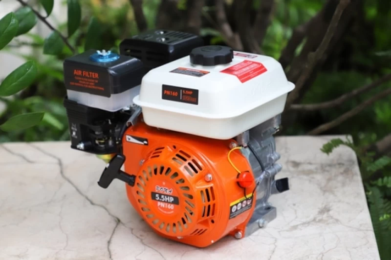 Động cơ nổ Pona PN160 5.5HP Cam-trắng-đen 4 thì - Hình ảnh 13 PONA