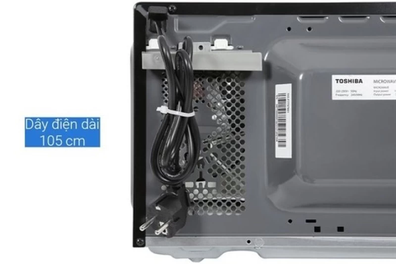 Lò vi sóng Toshiba MWP-MM20P(BK) 20 lít - Hình ảnh 2 TOSHIBA