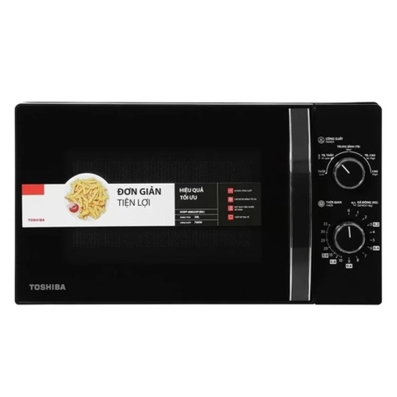 Lò vi sóng Toshiba MWP-MM20P(BK) 20 lít - Hình ảnh 1 TOSHIBA