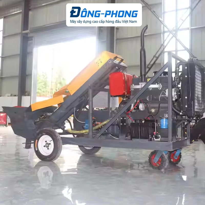 Máy Bơm Bê Tông Đông Phong BTTD18 37kW Chạy Dầu - Hình ảnh 3 ĐÔNG PHONG