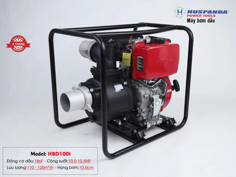 Máy Bơm Dầu Huspanda HBD100i (10Hp - 10.5Hp) - Hình ảnh 2 HUSPANDA