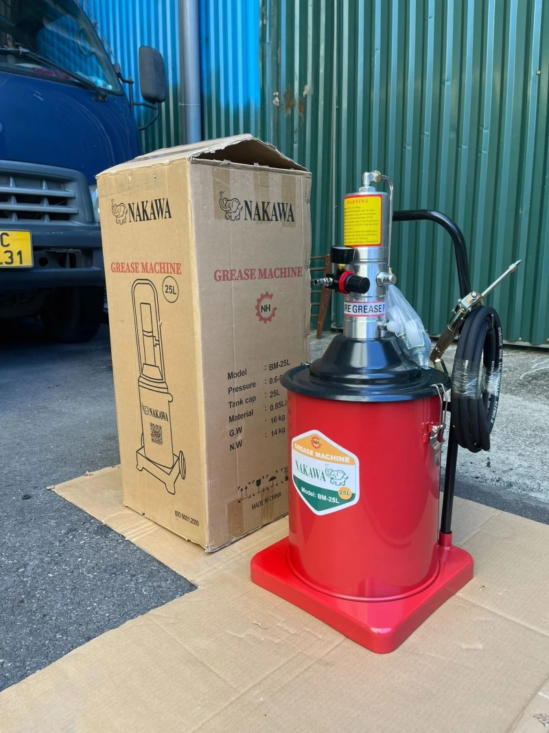 Máy Bơm Mỡ 25L Nakawa BM-25L - Hình ảnh 1 NAKAWA