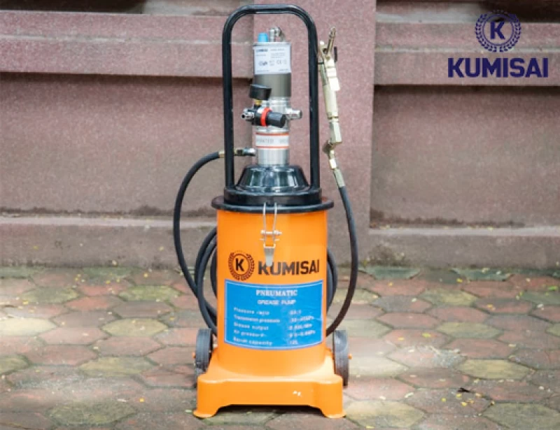 Máy bơm mỡ bằng hơi Kumisai KMS-12S - Hình ảnh 6 KUMISAI