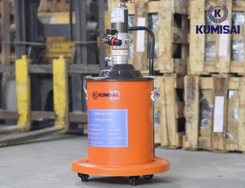 Máy bơm mỡ bằng hơi Kumisai KMS-20S - Hình ảnh 1 KUMISAI