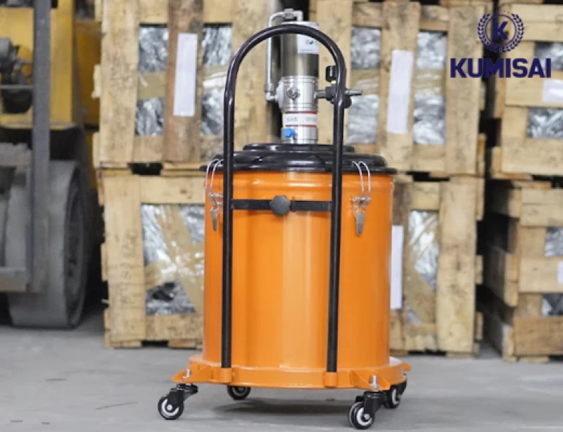 Máy bơm mỡ công nghiệp Kumisai 35L model KMS-35S - Hình ảnh 4 KUMISAI