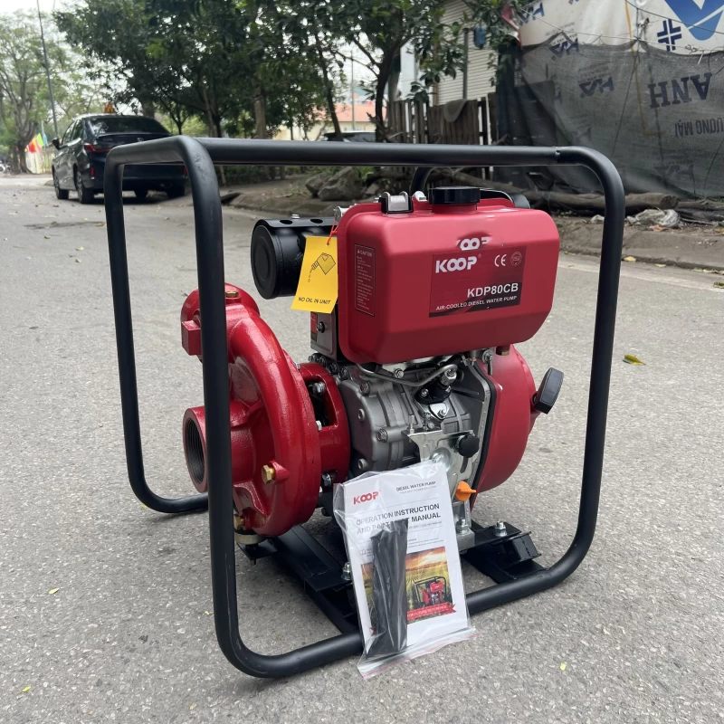 Máy Bơm Nước Chạy Dầu 6.6Kw Koop KDP80CB - Hình ảnh 1 KOOP