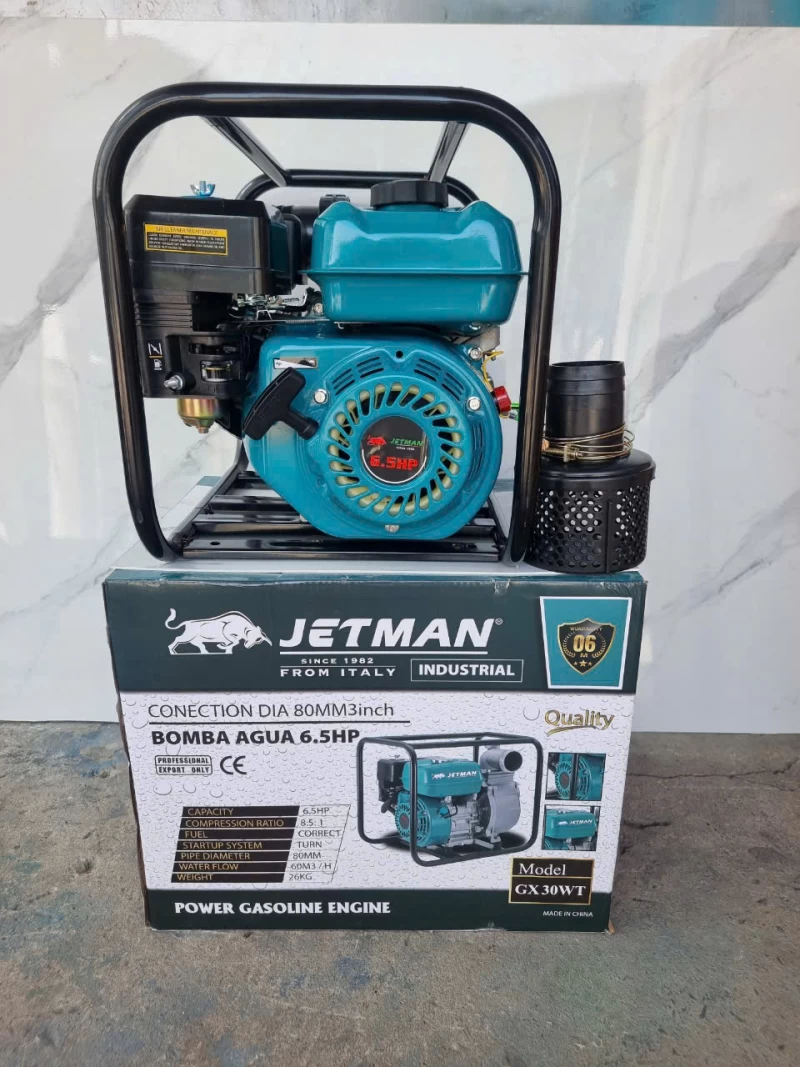 Máy Bơm Nước Chạy Xăng 6.5Hp Jetman GX30WT - Hình ảnh 4 JETMAN