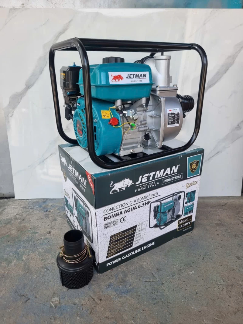 Máy Bơm Nước Chạy Xăng 6.5Hp Jetman GX30WT - Hình ảnh 3 JETMAN