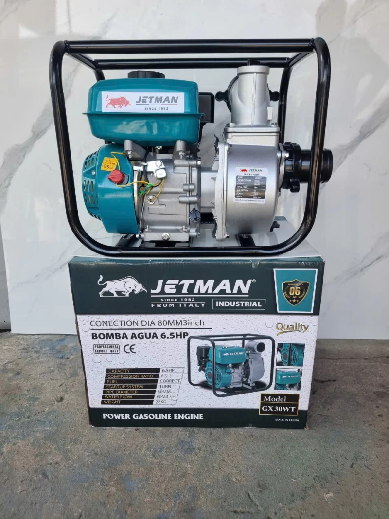 Máy Bơm Nước Chạy Xăng 6.5Hp Jetman GX30WT - Hình ảnh 1 JETMAN
