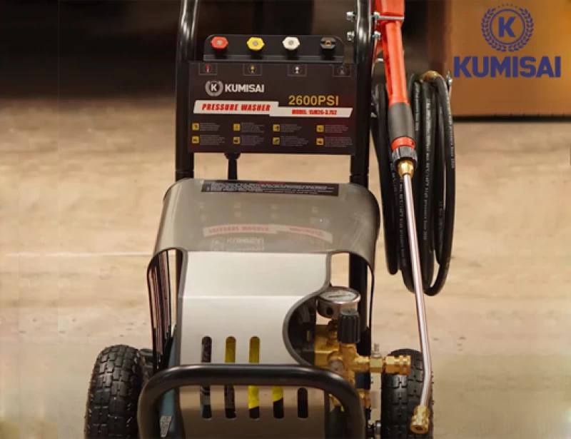 Máy bơm rửa xe Kumisai 15M26-3.7S2 2600PSI - Hình ảnh 4 KUMISAI