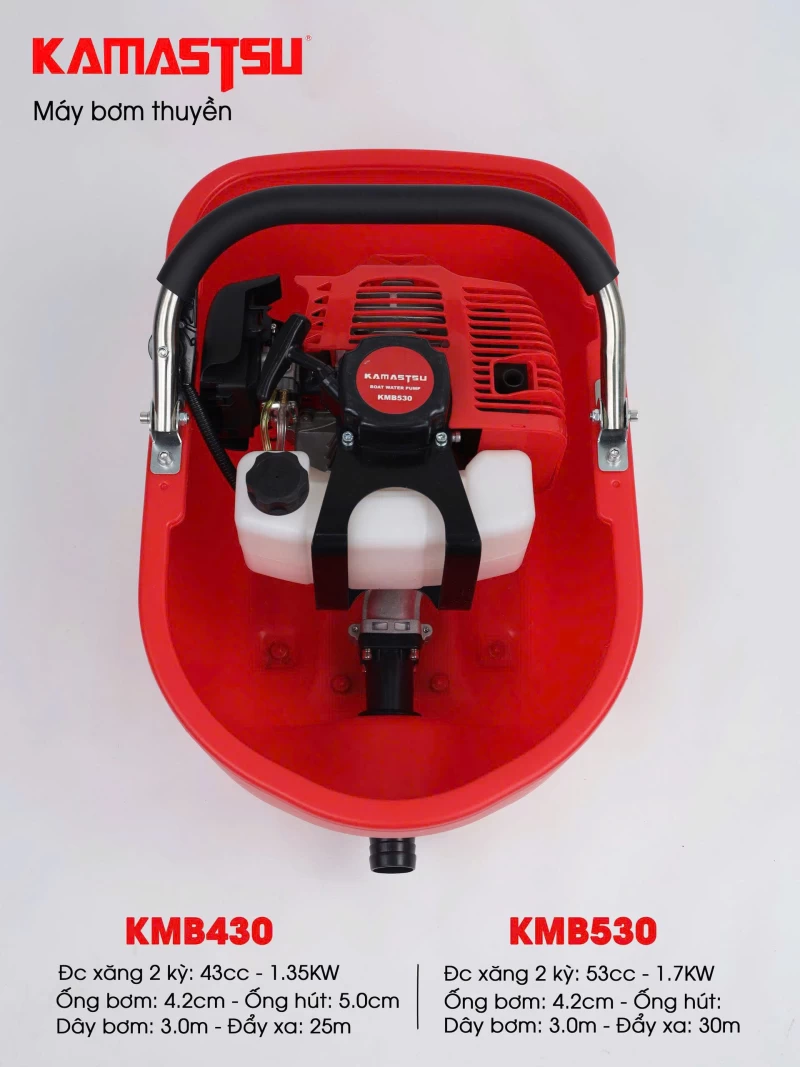 Máy Bơm Thuyền 2 Thì Kamastsu KMB530 - Hình ảnh 2 KAMASTSU