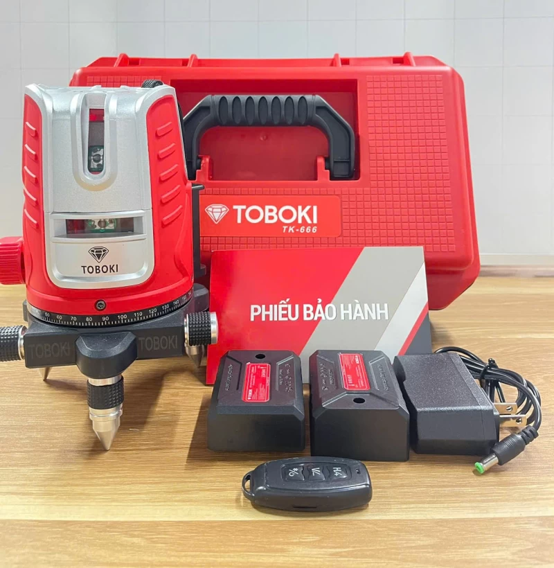 Máy Cân Bằng Laser Toboki TK-666 5 Tia Xanh - Hình ảnh 1 TOBOKI