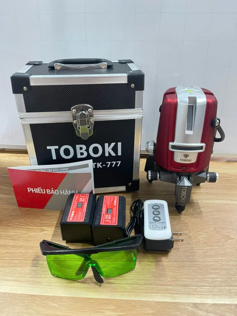 Máy Cân Bằng Laser Toboki TK-777 5 Tia Xanh LD - Hình ảnh 4 TOBOKI