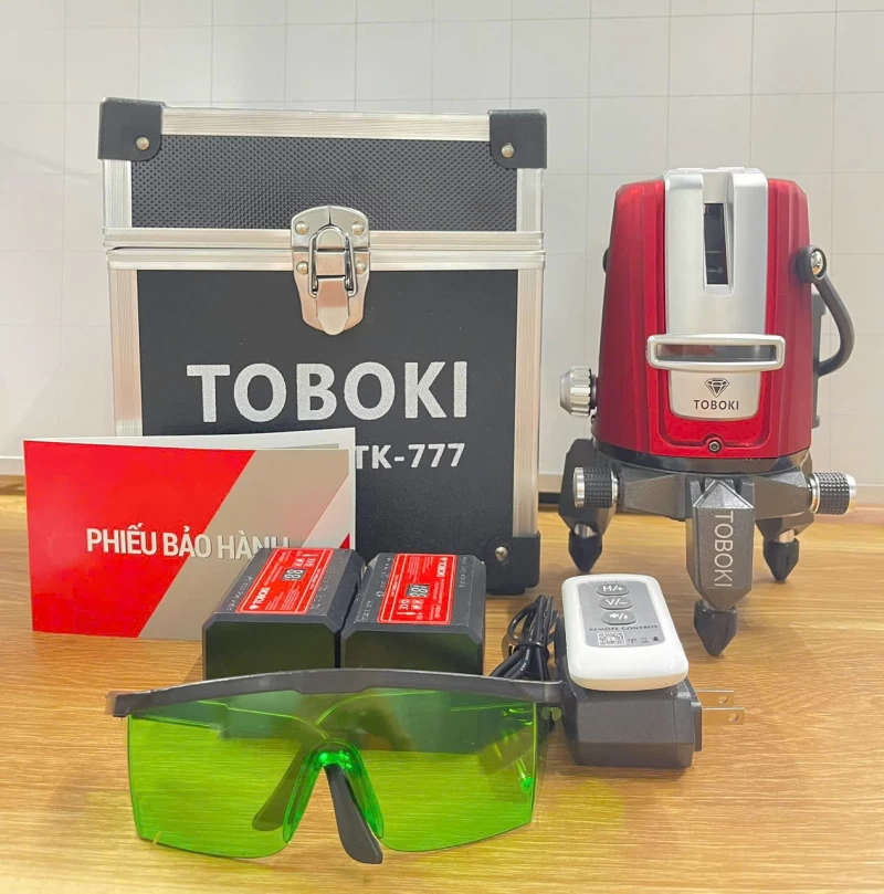 Máy Cân Bằng Laser Toboki TK-777 5 Tia Xanh LD - Hình ảnh 3 TOBOKI
