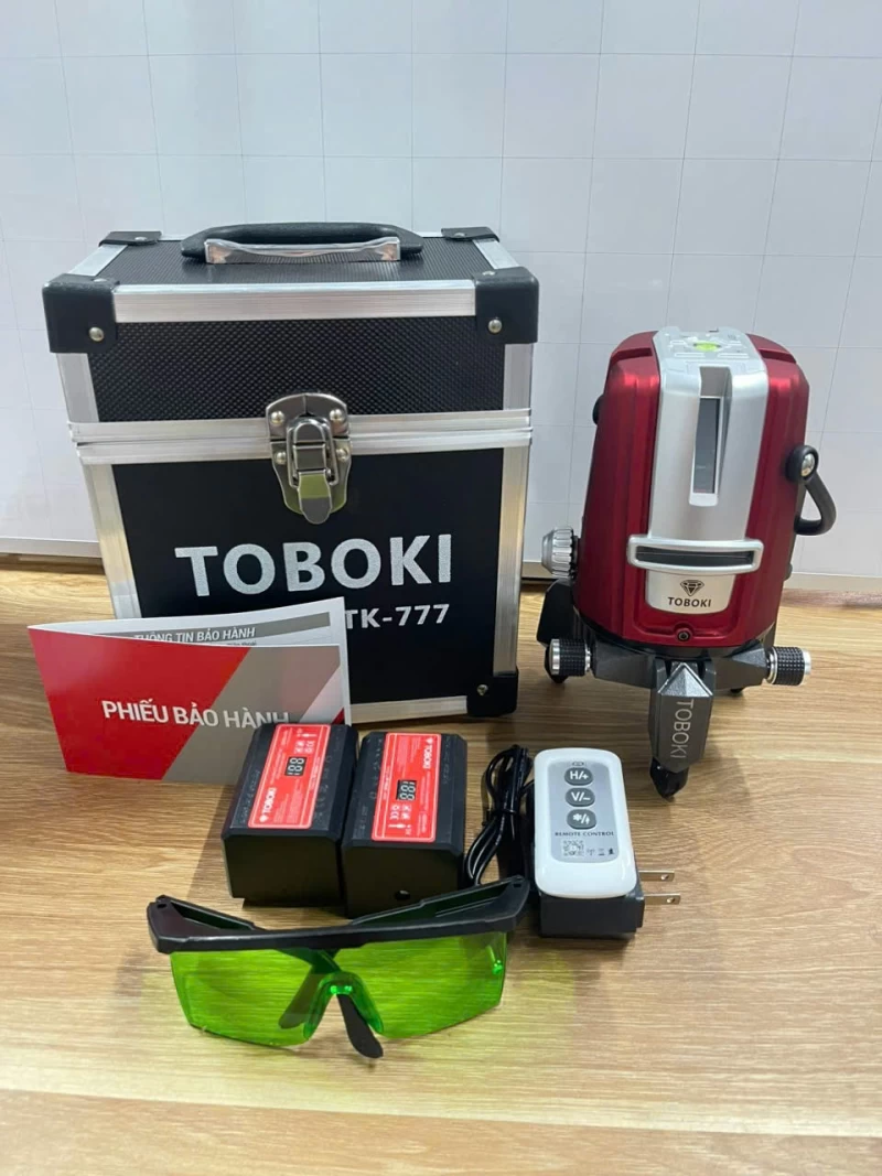 Máy Cân Bằng Laser Toboki TK-777 5 Tia Xanh LD - Hình ảnh 2 TOBOKI