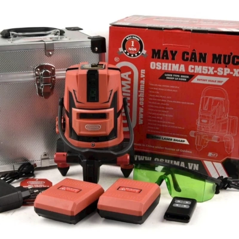 Máy cân mực OSHIMA CM5X-SP-X Đỏ-đen - Hình ảnh 1 OSHIMA