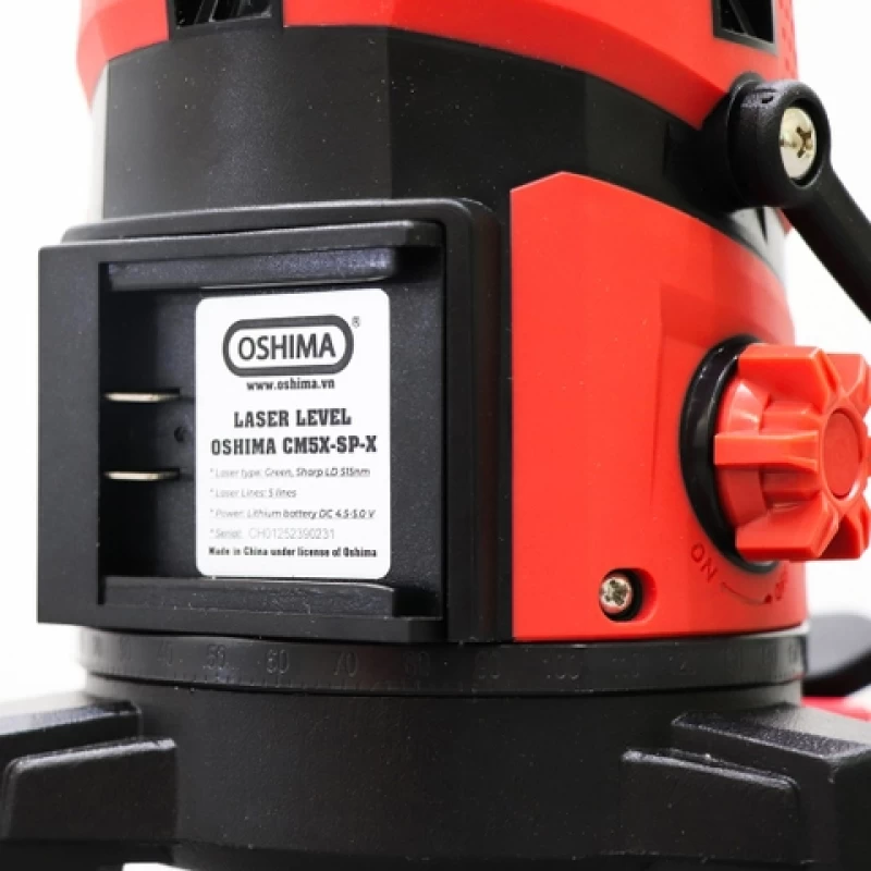 Máy cân mực OSHIMA CM5X-SP-X Đỏ-đen - Hình ảnh 8 OSHIMA