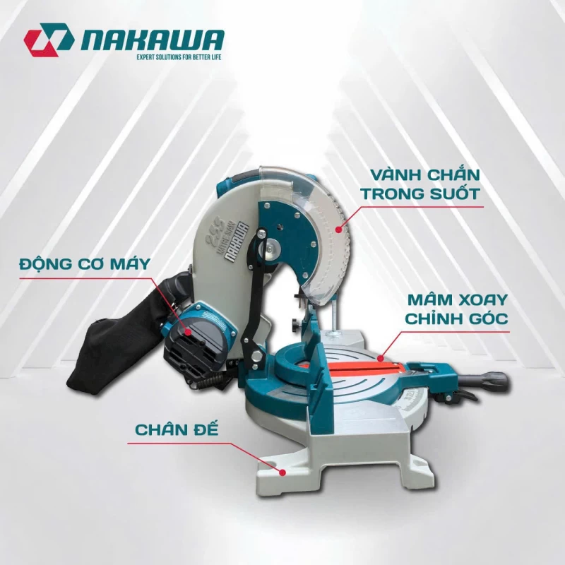 Máy cắt nhôm curoa 1850W NAKAWA NK-CN1850 - Hình ảnh 4 NAKAWA