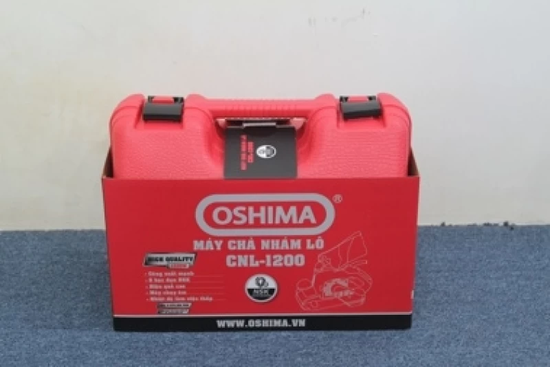 Máy chà nhám Oshima CNL1200 Đỏ Điện 1 pha (chà nhám lô) - Hình ảnh 5 OSHIMA