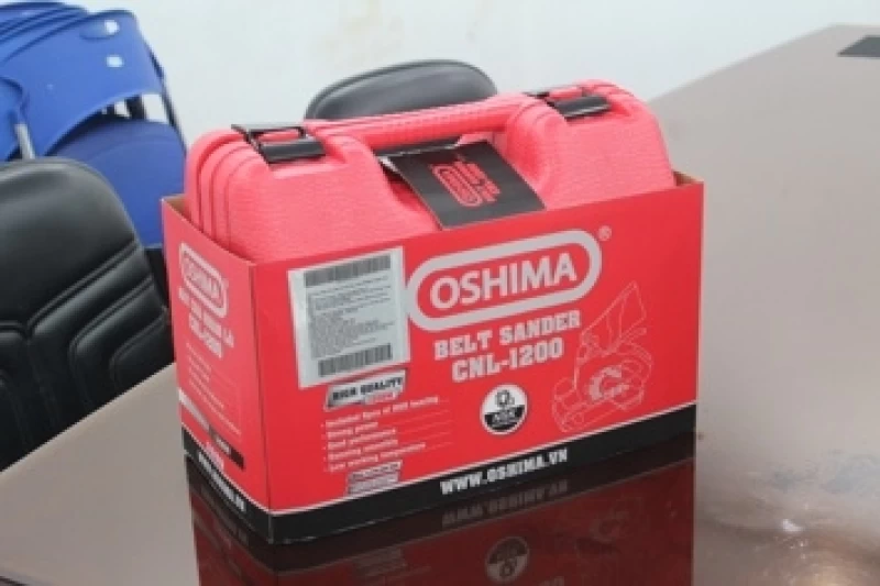 Máy chà nhám Oshima CNL1200 Đỏ Điện 1 pha (chà nhám lô) - Hình ảnh 7 OSHIMA