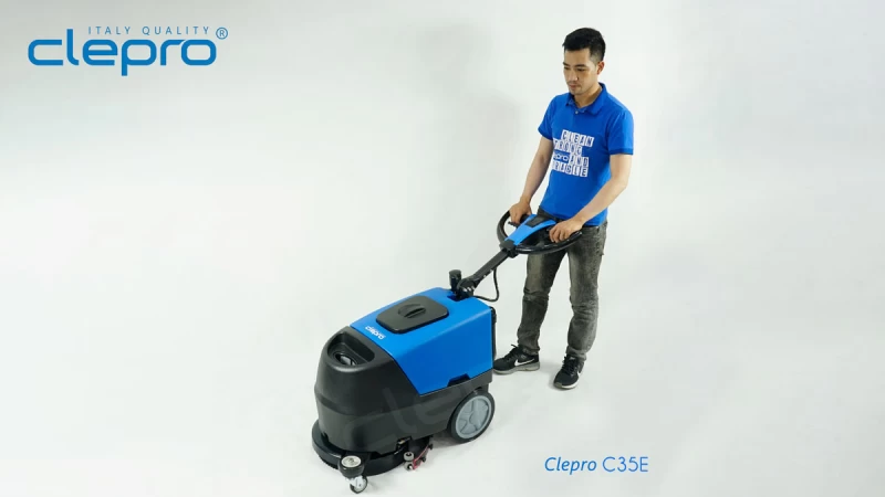 Máy chà sàn công nghiệp liên hợp CLEPRO C35E (Dùng điện) - Hình ảnh 2 CLEPRO