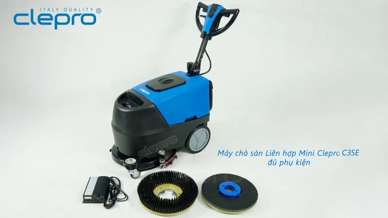 Máy chà sàn công nghiệp liên hợp CLEPRO C35E (Dùng điện) - Hình ảnh 25 CLEPRO