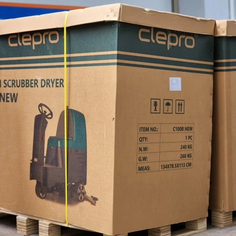 Máy chà sàn công nghiệp ngồi lái CLEPRO C100B New - Hình ảnh 3 CLEPRO