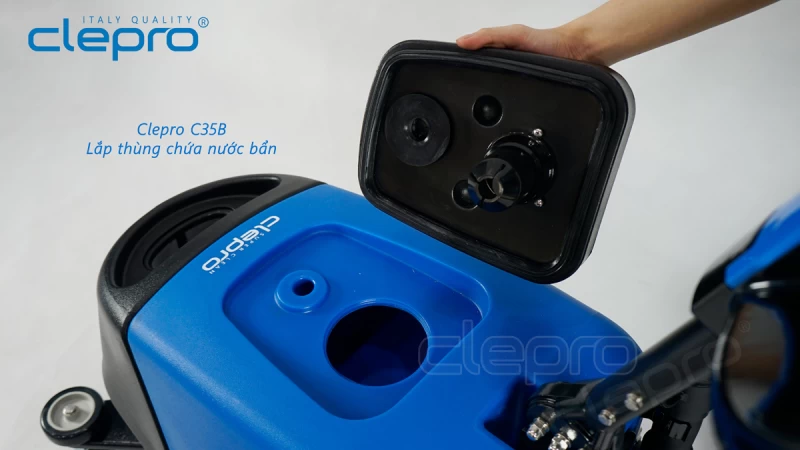 Máy chà sàn liên hợp CLEPRO C35B (Dùng ắc quy) - Hình ảnh 10 CLEPRO
