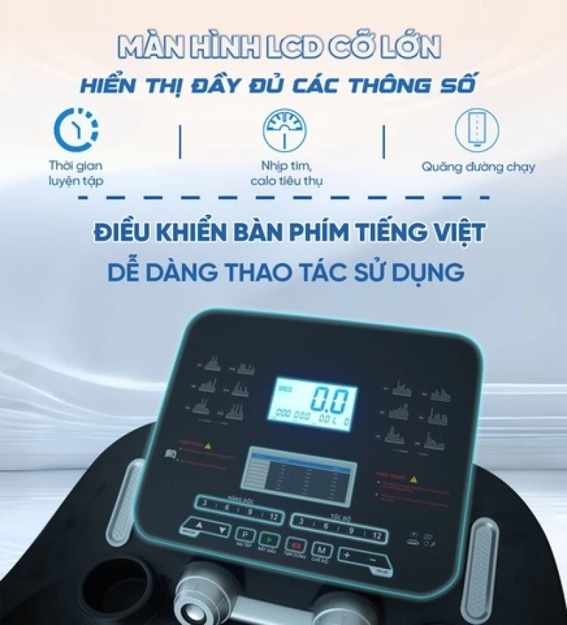 Máy chạy bộ Queen Crown QS588 - Hình ảnh 7 QUEEN CROWN