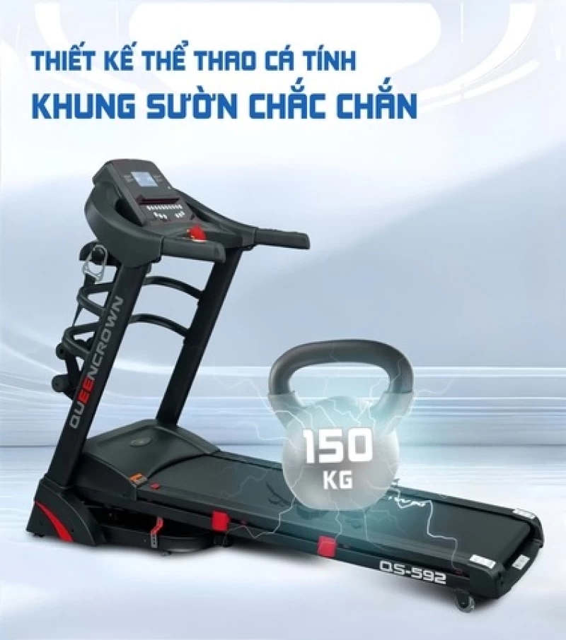 Máy chạy bộ Queen Crown QS592 - Hình ảnh 5 QUEEN CROWN