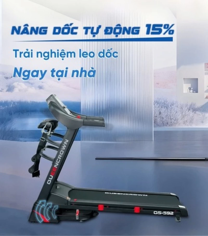 Máy chạy bộ Queen Crown QS592 - Hình ảnh 8 QUEEN CROWN