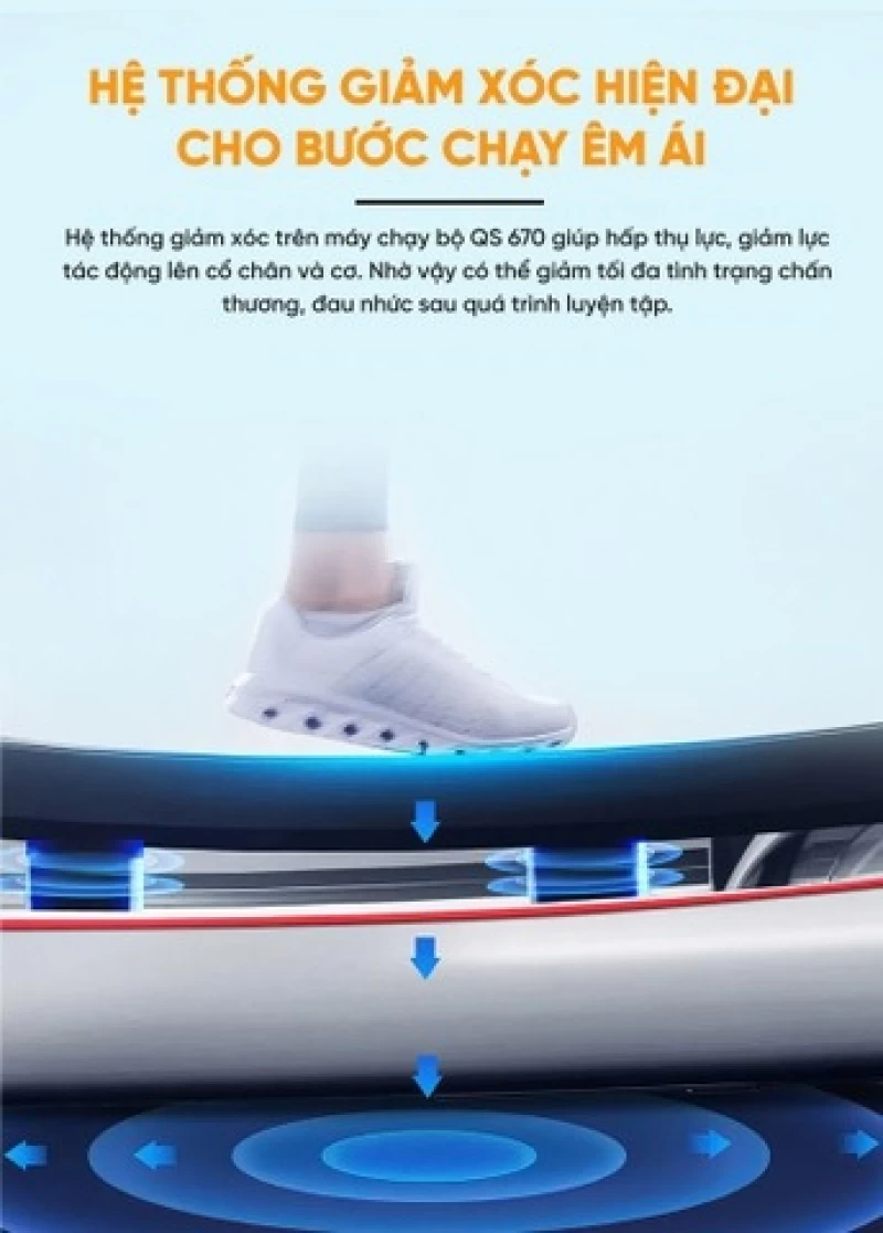Máy chạy bộ Queen Crown QS670 - Hình ảnh 5 QUEEN CROWN