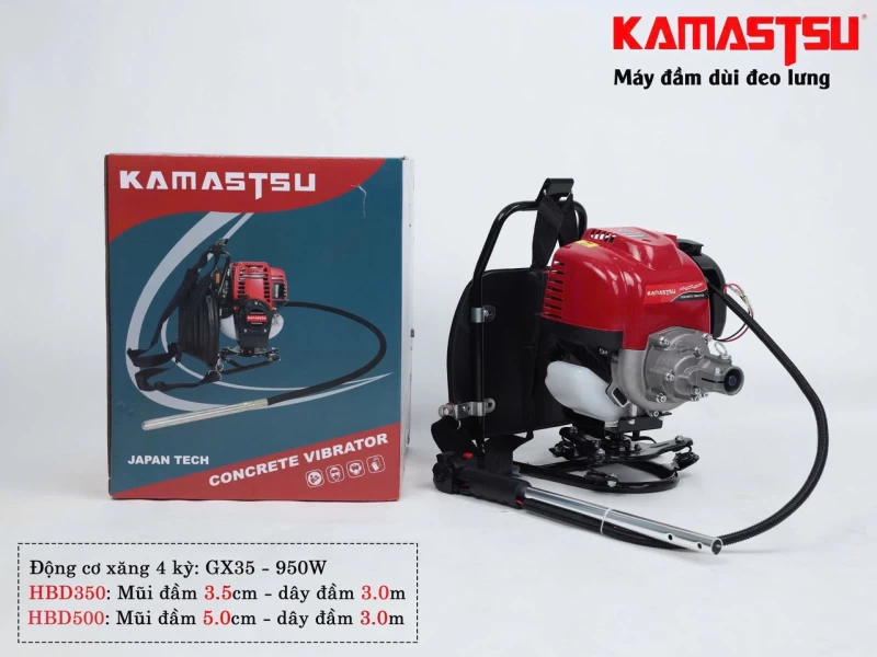 Máy Đầm Dùi Đeo Lưng Kamastsu HBD350 - Hình ảnh 2 KAMASTSU