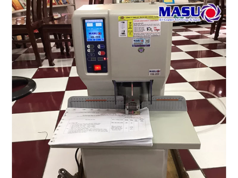 Máy đóng chứng từ ống nhựa Masu HQ-200 - Hình ảnh 4 MASU