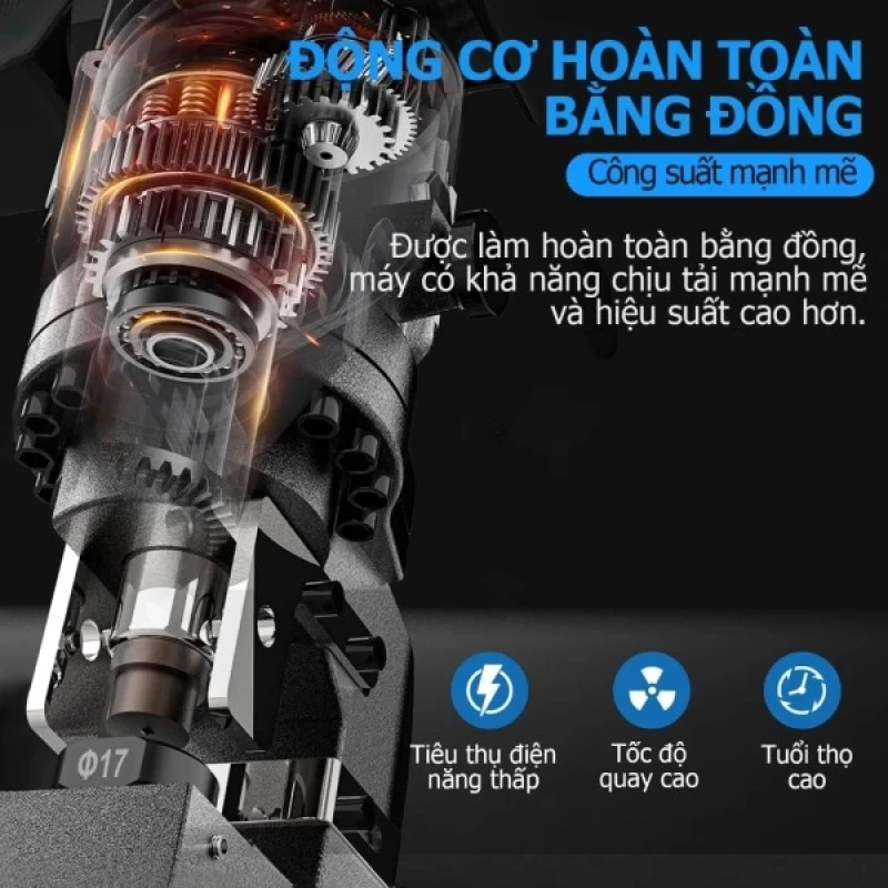 Máy đột thủy lực pin Lithium‑ion 2.200W 20T cầm tay - Đột lỗ thép góc 8mm mạnh mẽ - Hình ảnh 2 NITTO