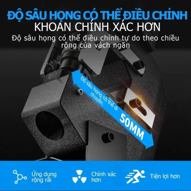 Máy đột thủy lực pin Lithium‑ion 2.200W 20T cầm tay - Đột lỗ thép góc 8mm mạnh mẽ - Hình ảnh 4 NITTO