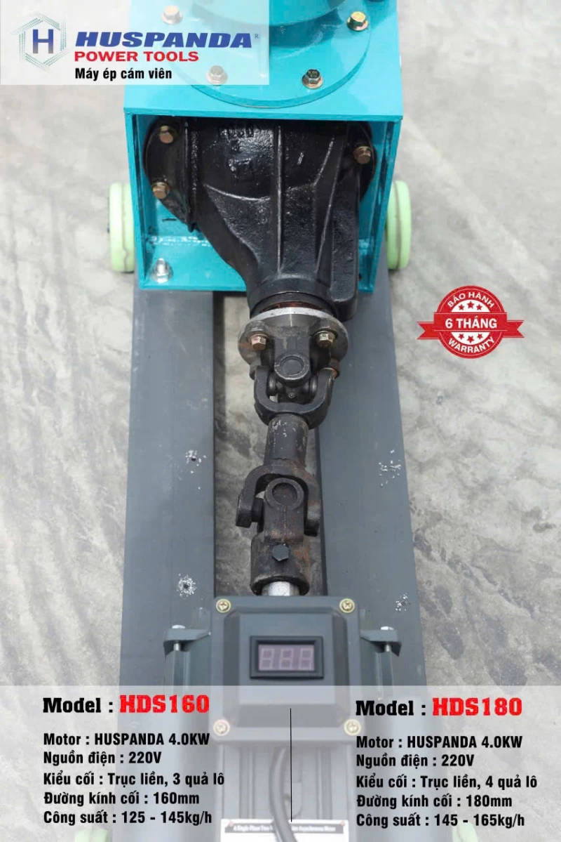 Máy Ép Cám Viên 4Kw Huspanda HDS180 - Hình ảnh 7 HUSPANDA