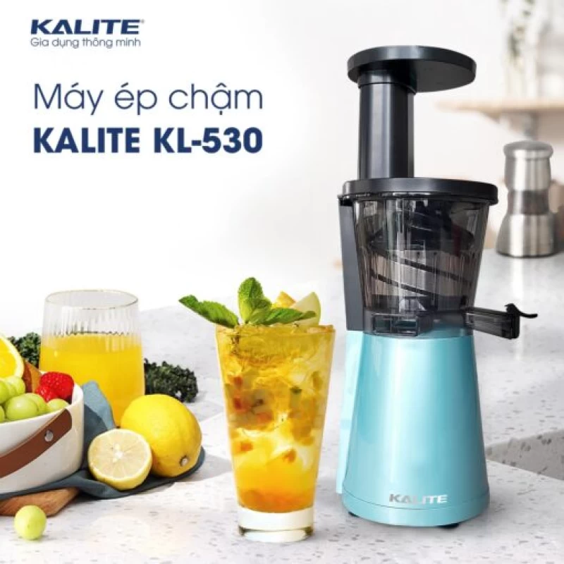 Máy ép chậm KALITE KL-530 nhỏ gọn, kiệt bã, êm ái - Hình ảnh 3 KALITE