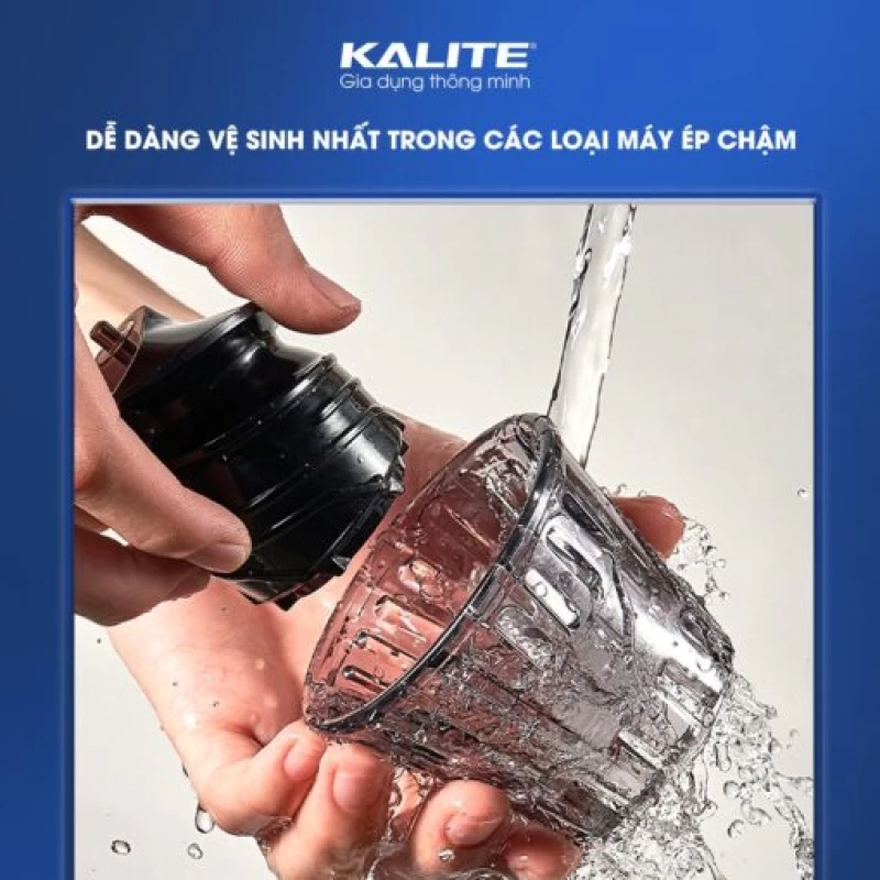 Máy ép chậm KALITE KL-530 nhỏ gọn, kiệt bã, êm ái - Hình ảnh 4 KALITE