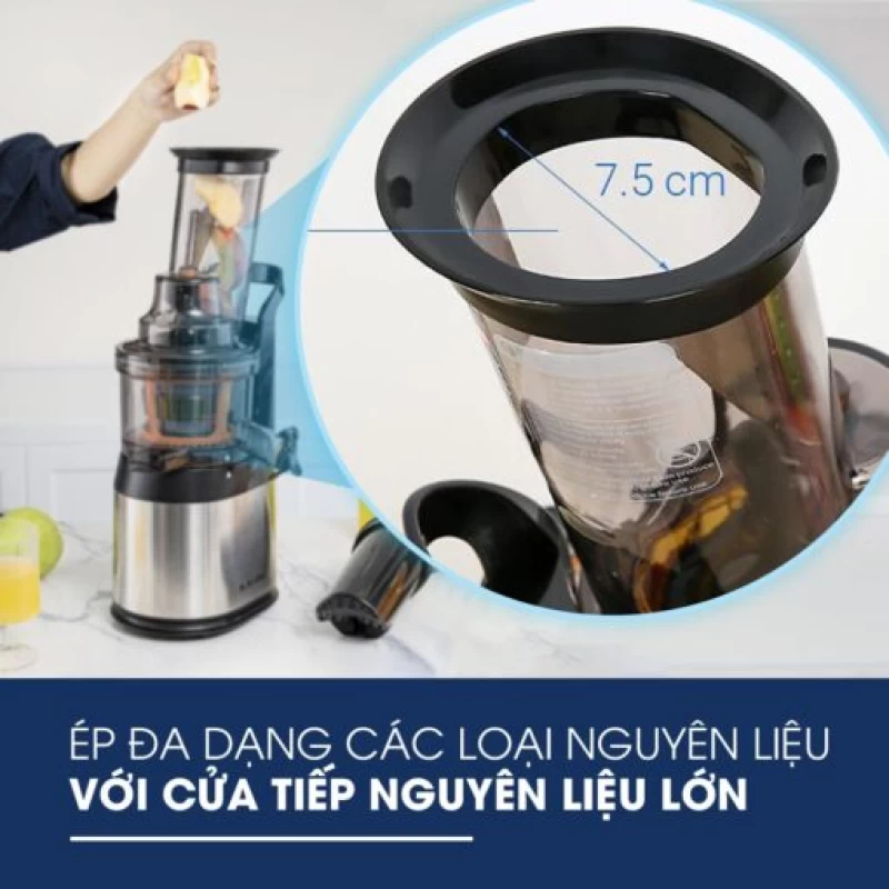 Máy ép chậm KALITE KL-565 kiệt bã, êm ái, bền bỉ - Hình ảnh 3 KALITE